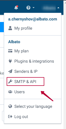 sendinblue albato integration