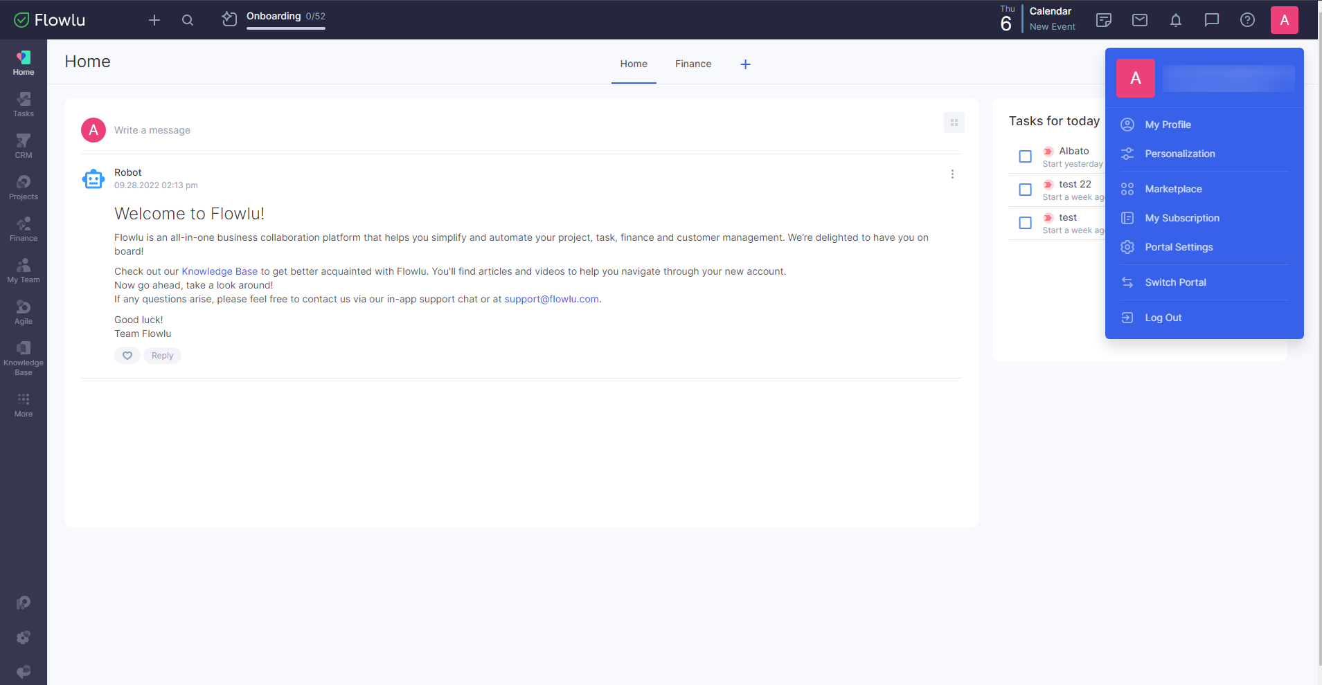 flowlu albato integration